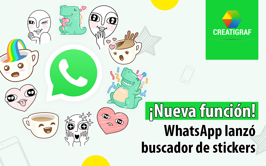¡Nueva función! WhatsApp lanzó buscador de stickers