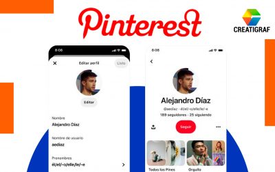 ¡Buena nueva! Pinterest activa pronombres de género en los perfiles