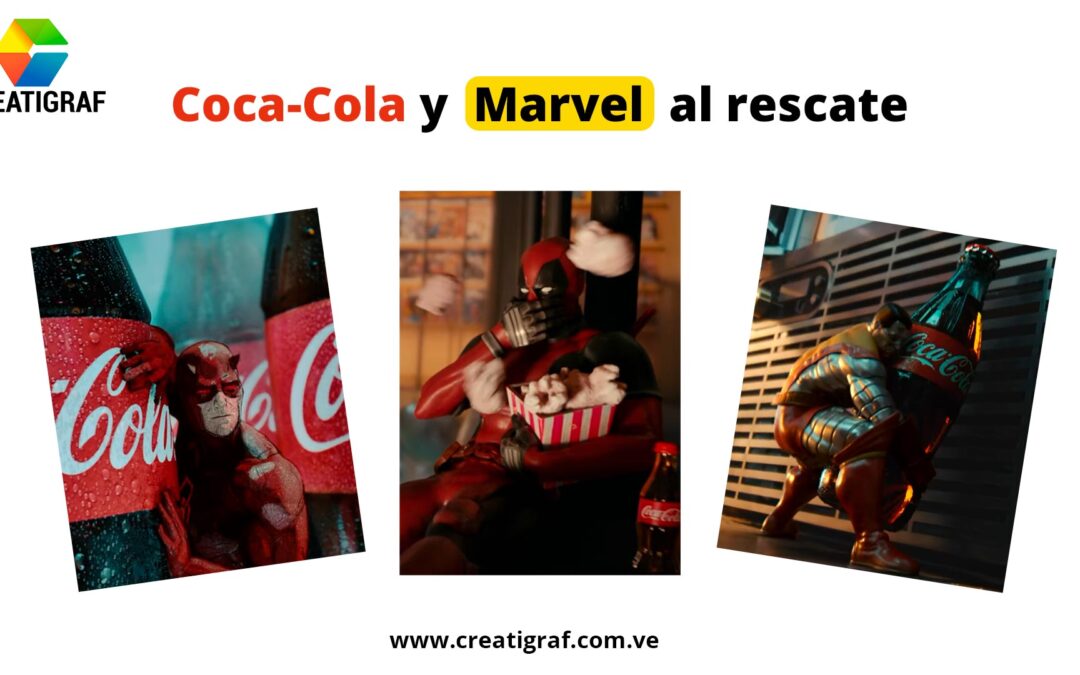 Coca-Cola y Marvel se unen para crear una épica campaña legendaria