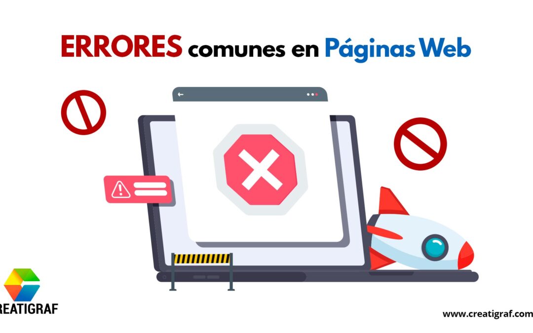 errores en el diseño web